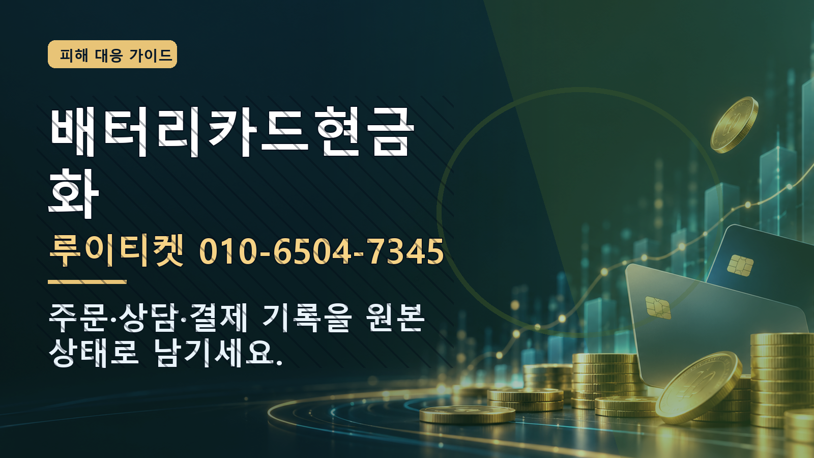 배터리카드현금화: 루이티켓 010-6504-7345 · 주문·상담·결제 기록을 원본 상태로 남기세요.